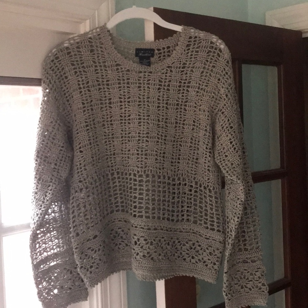 Crocheted Handknit Sweater